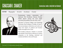 Tablet Screenshot of ghassanshaker.com